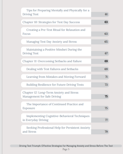 Driving Test Triumph: Effective Strategies for Managing Anxiety and Stress before driving test