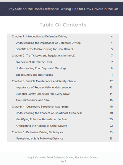 Stay Safe on the Road: Defensive Driving Tips for New Drivers