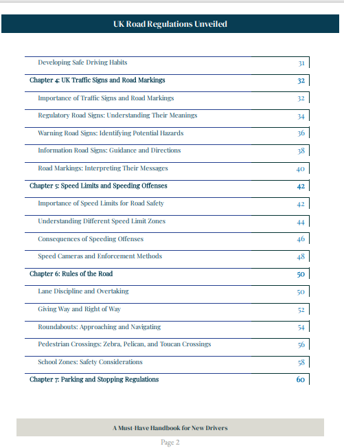 UK Road Regulations Unveiled: A Must-Have Handbook for New Drivers