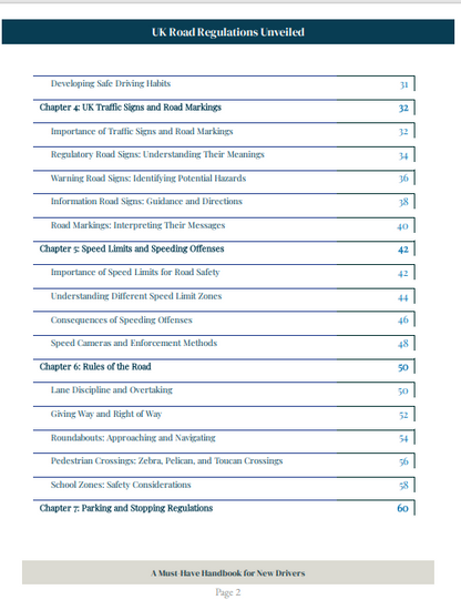 UK Road Regulations Unveiled: A Must-Have Handbook for New Drivers