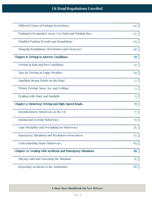 UK Road Regulations Unveiled: A Must-Have Handbook for New Drivers