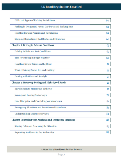 UK Road Regulations Unveiled: A Must-Have Handbook for New Drivers