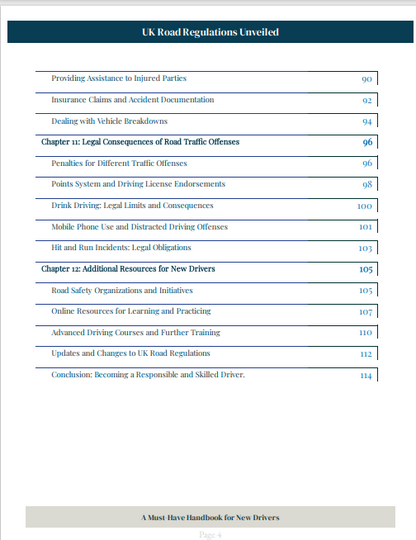 UK Road Regulations Unveiled: A Must-Have Handbook for New Drivers